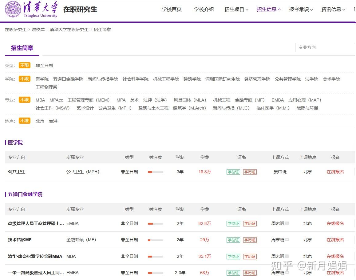 2026清华大学非全日制研究生招生简章内容详解 - 知乎