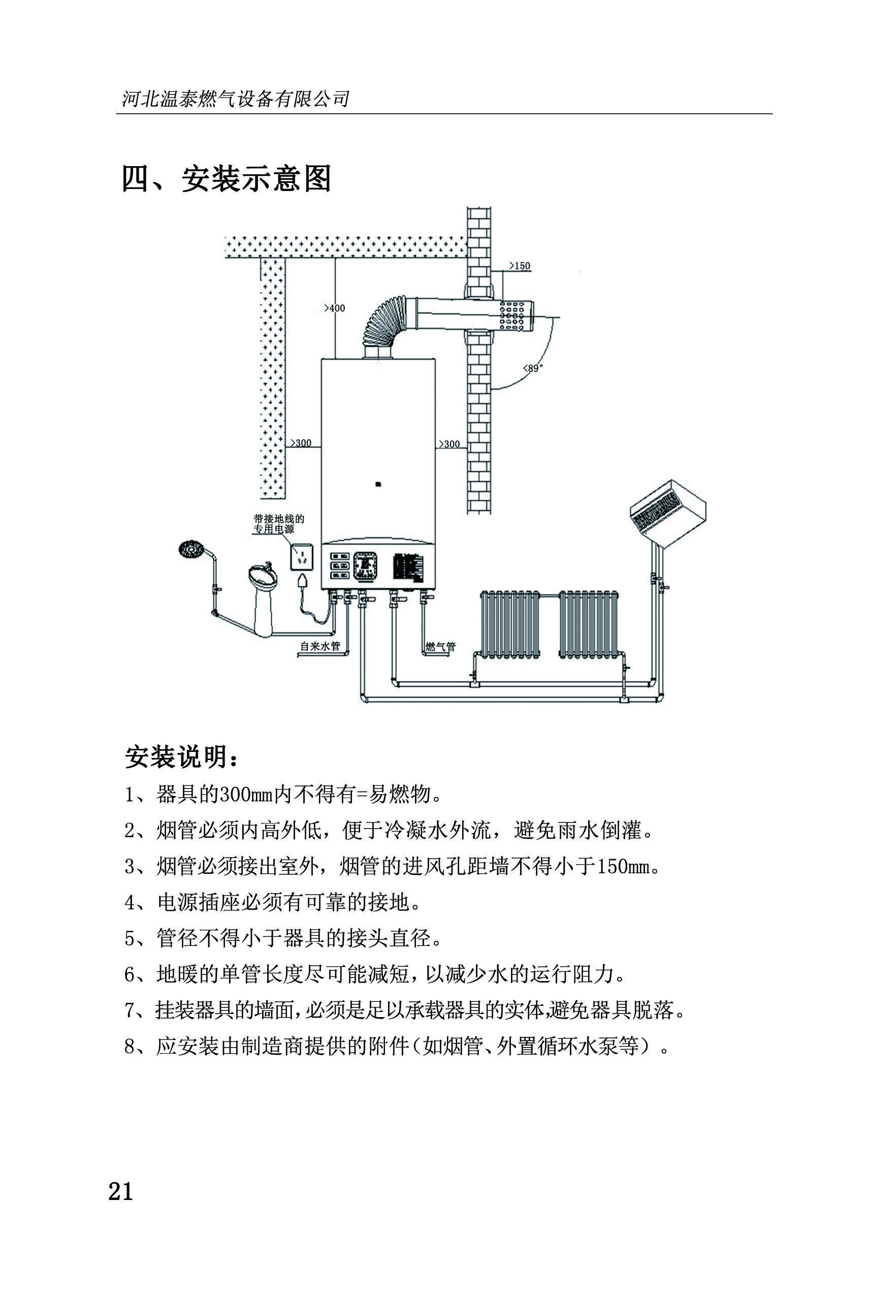 壁挂炉使用方法图解图片