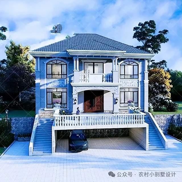 农村惊现神级别墅，30套一层架空带露台新中式自建房， 别墅天花板 - 知乎