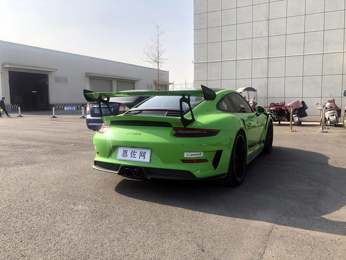 为赛道而生保时捷911gt3rs蜥蜴绿交付黄山客户
