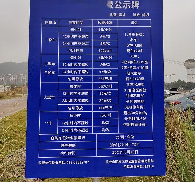 2021重庆广阳岛停车攻略(地点 收费标准)