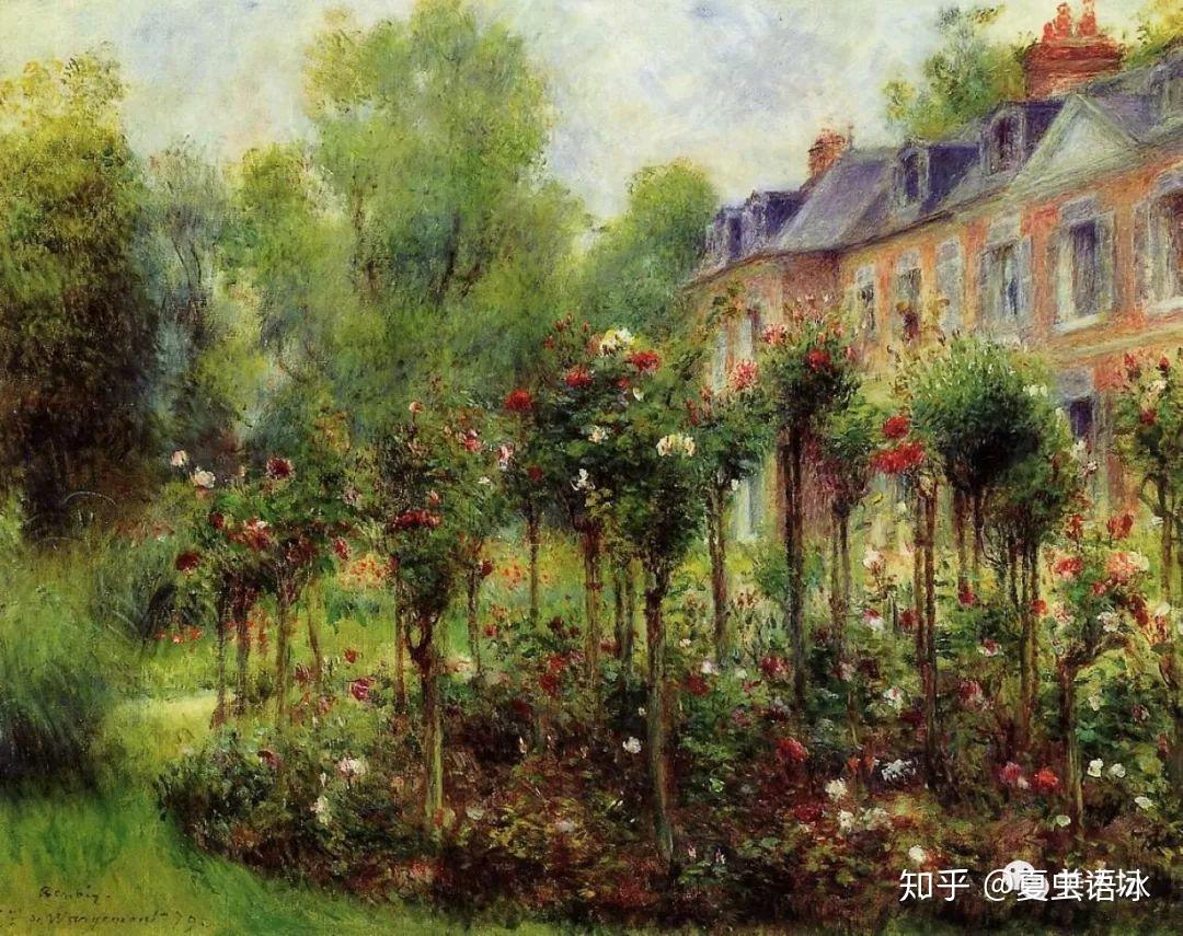 《瓦格蒙玫瑰花园》《塞纳河畔》《莫奈在他的阿让特伊花园里作画》