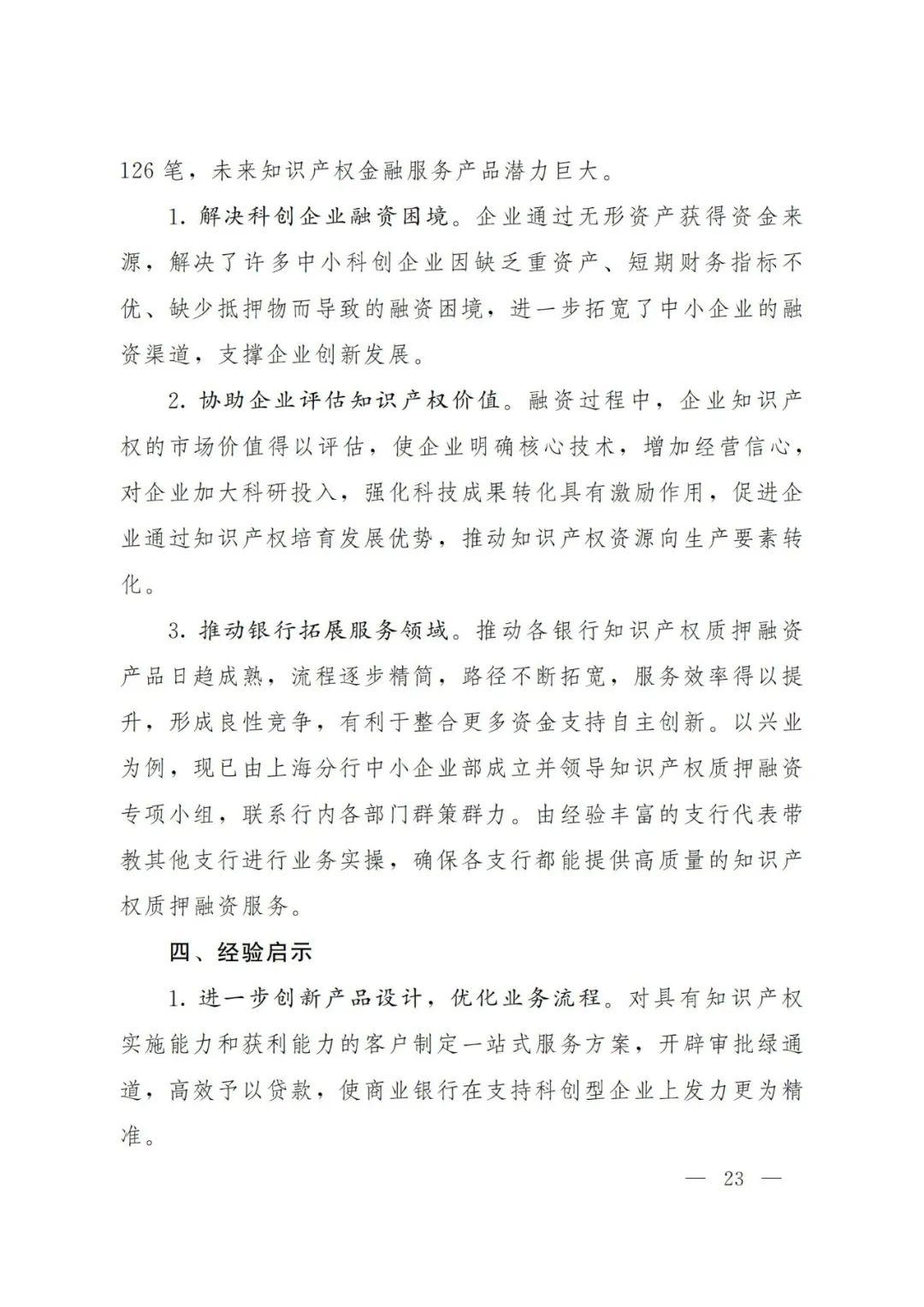 2021年上海知识产权质押融资工作十大典型案例