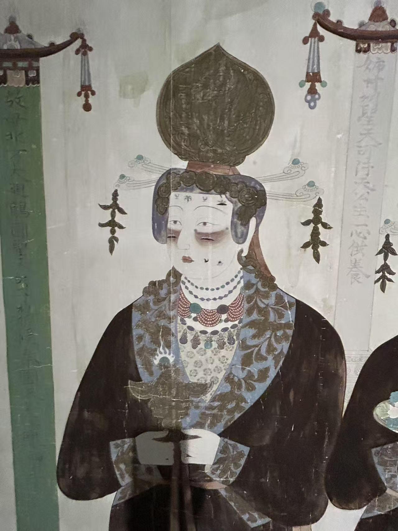 敦煌莫高窟61窟-五代-东壁女供养人 - 知乎