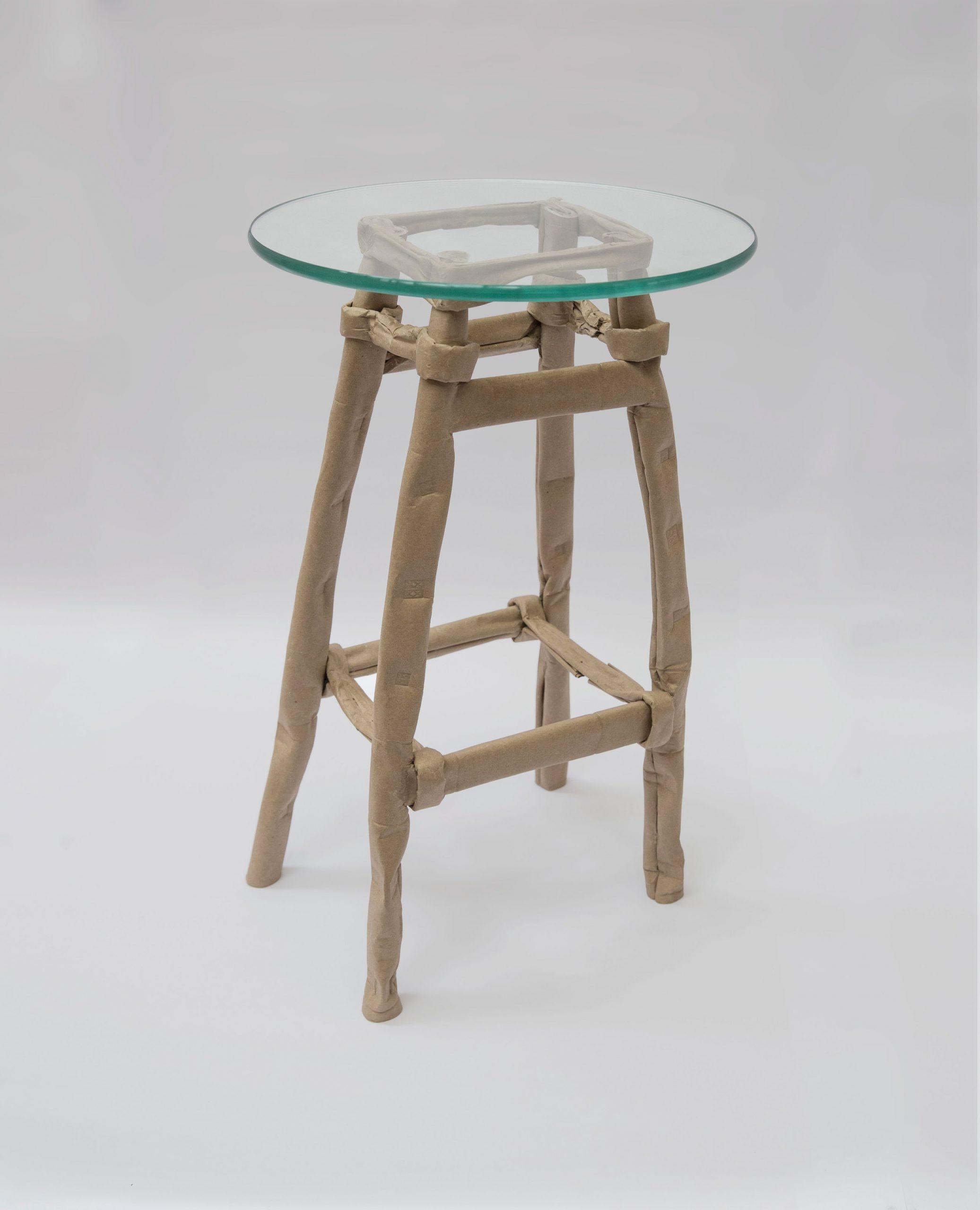 保留原始质感的纸家具