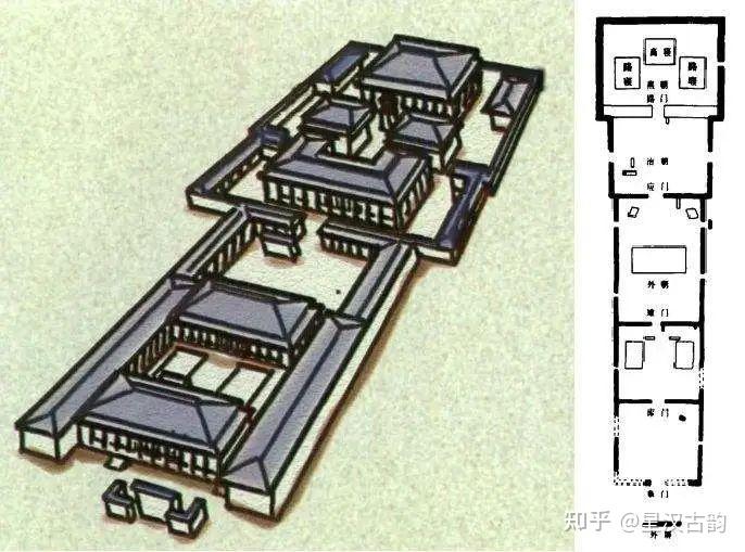 中国古建筑群布局特征图片