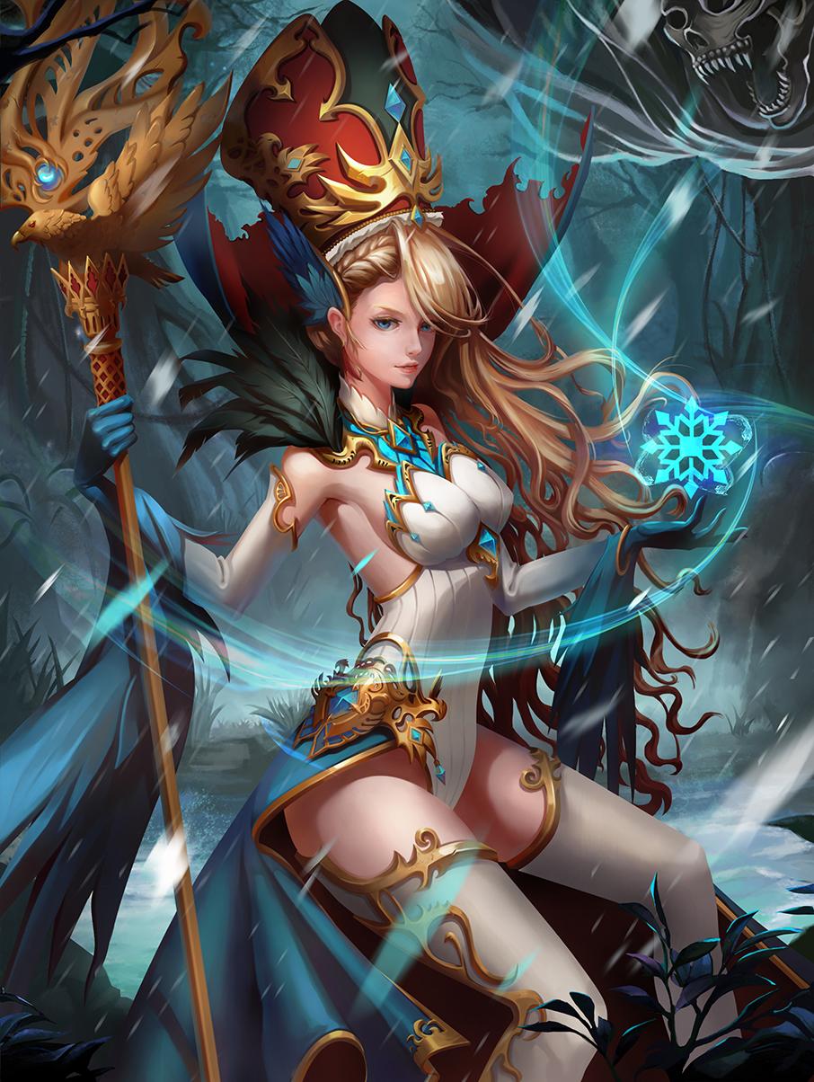 满屏尽是高颜值精美人物插画欣赏