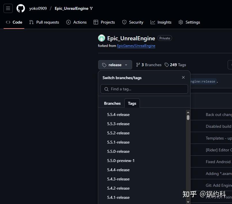 UE4 github Fork记录 - 知乎