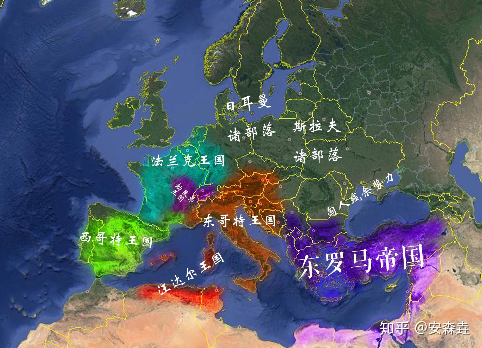 都没法彻底征服,两家整整斗了5个世纪——虽然日耳曼人最终武力战胜了