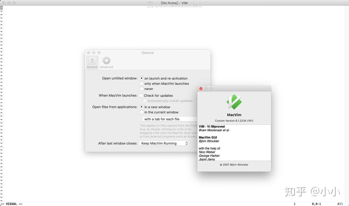 MacVim for Mac(程序员专用Vim编辑器) 8.1.2234 - 知乎