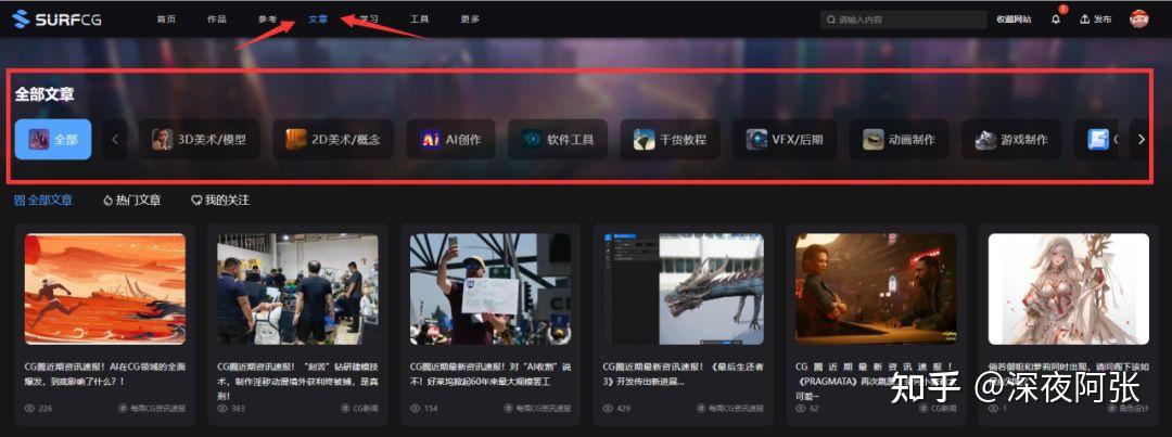 SurfCG网站全新升级版本上线！灵感触手可及，让创作更简单！ - 知乎