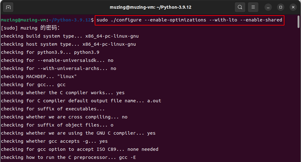  ubuntu 22 04 python 3 9 