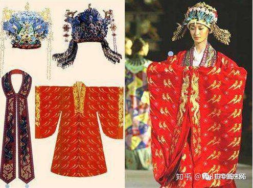 唐朝皇帝信奉道教,敬重道主,就叫宫中的妇女也穿霞帔.