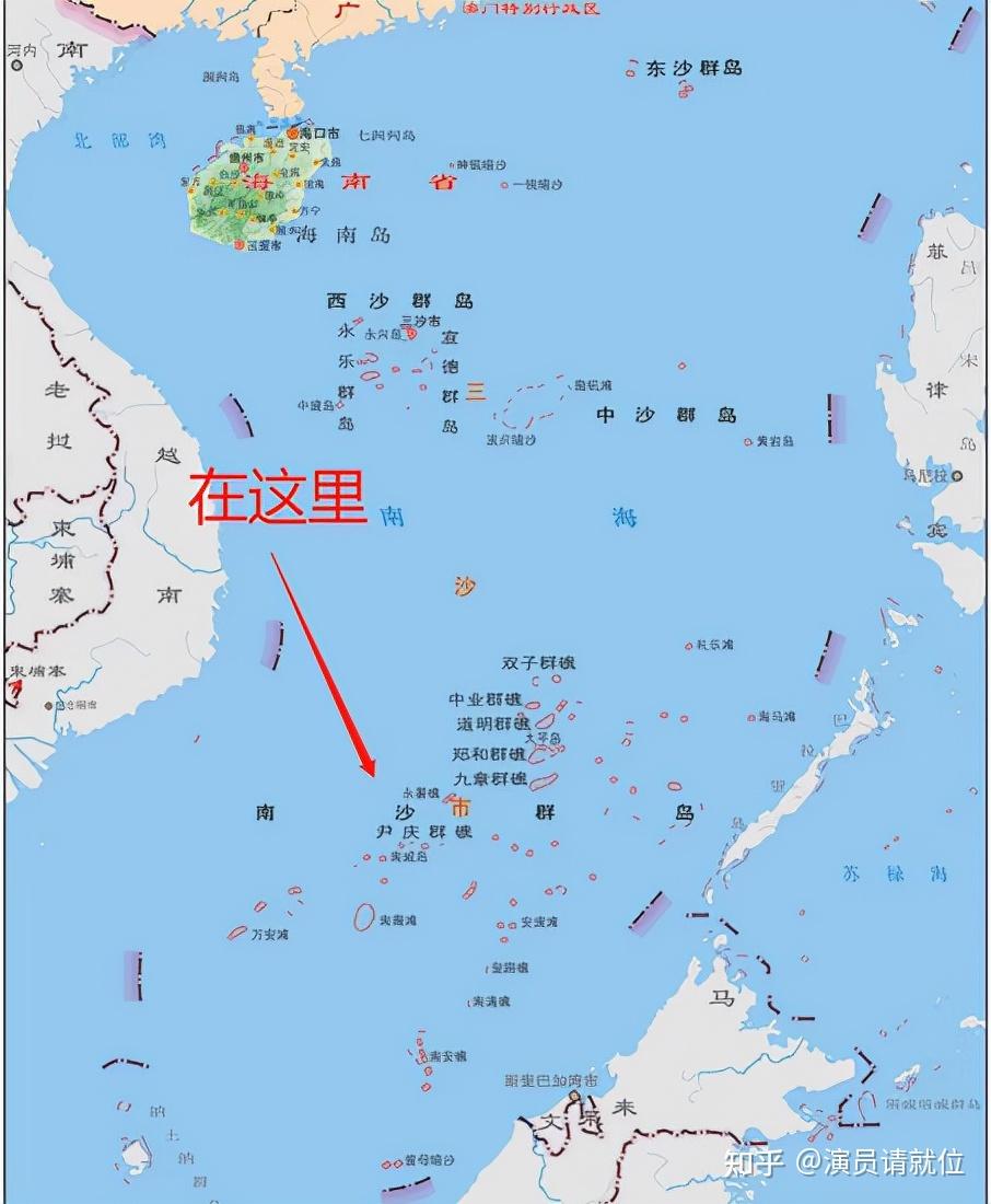 中国南海造岛地图图片