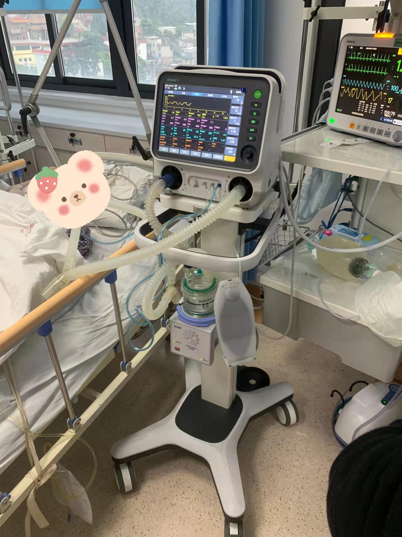 安保医疗呼吸机t6在再次成功抢救一位老人