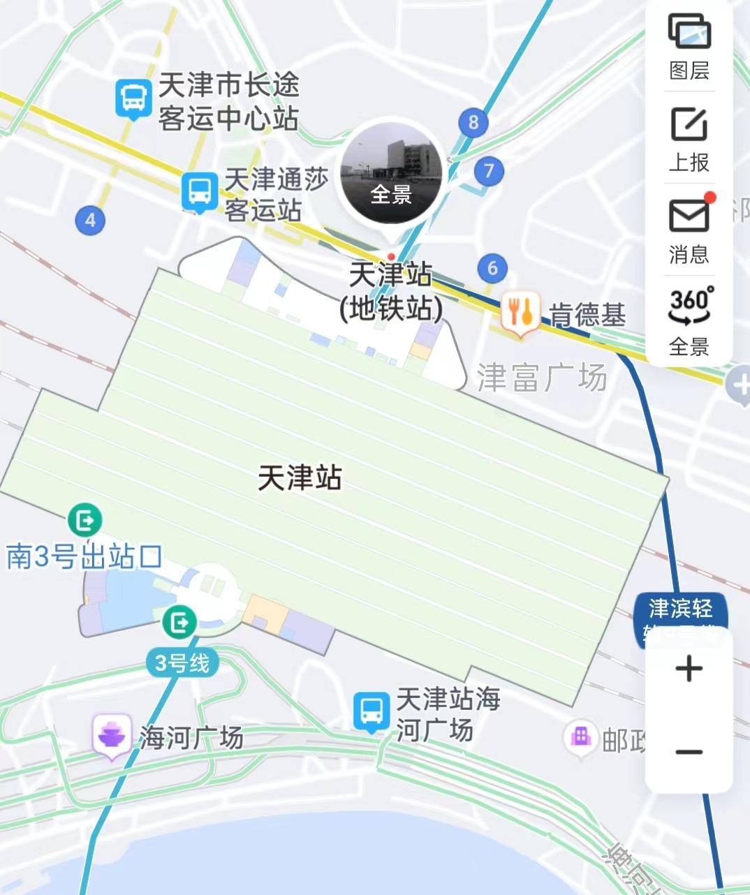 天津火车站出站口地图图片