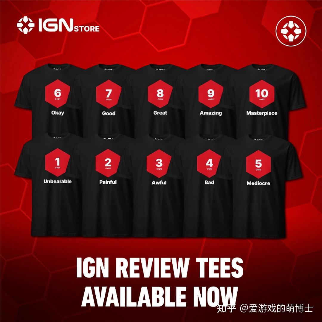 IGN开卖游戏评分T恤，玩家们：果然是有钱就能买到10分 - 知乎