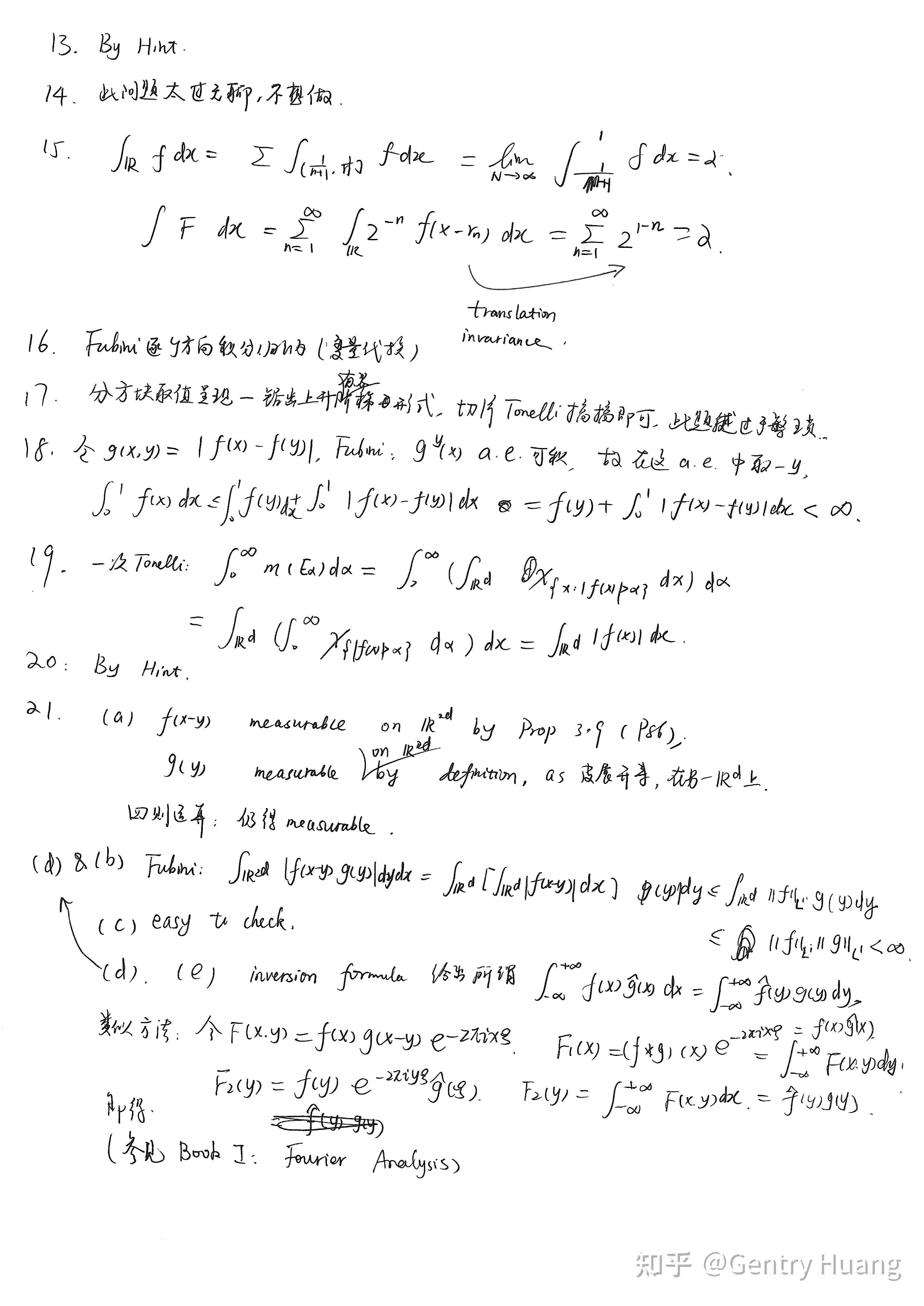SteinReal Analysis实分析 第二章Integration Theory习题部分答案 知乎