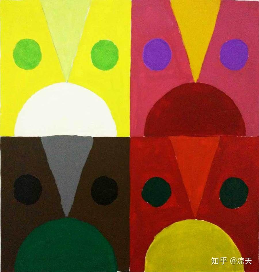 酸甜苦辣色彩构成