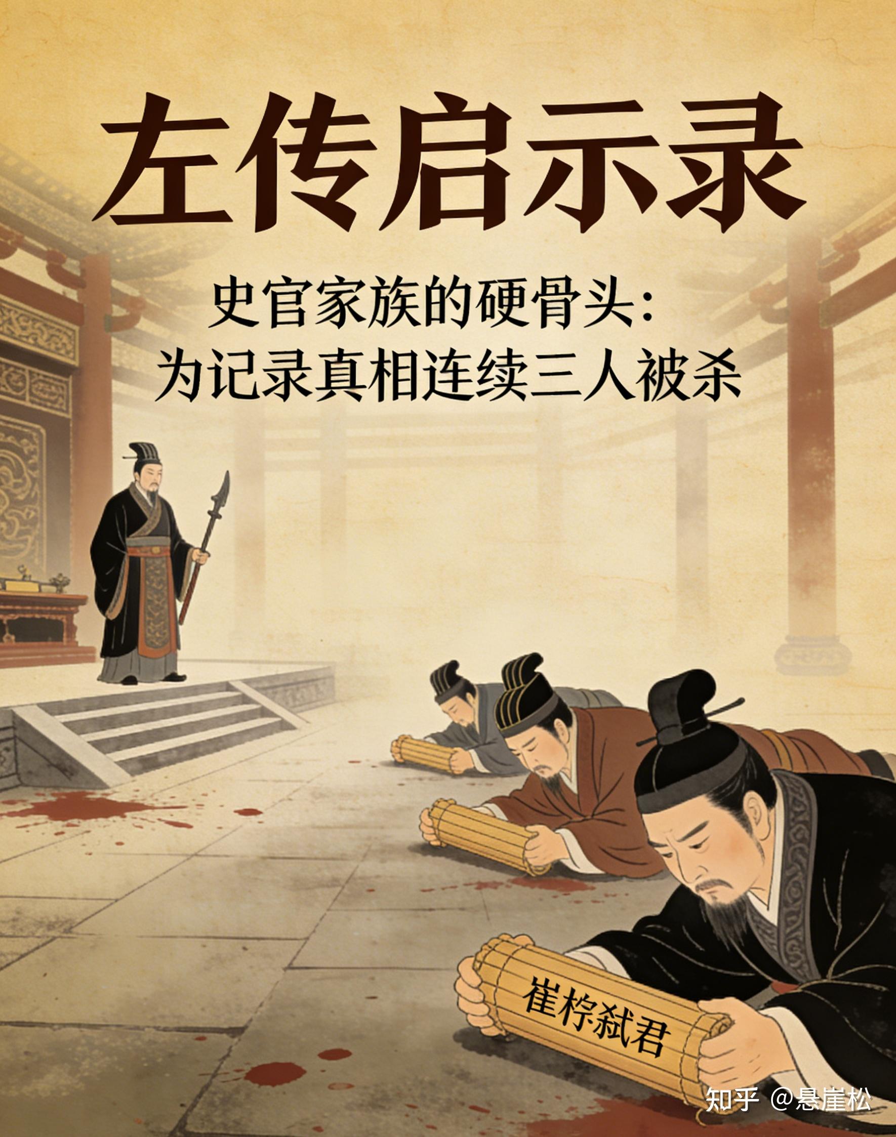 《左传启示录》:崔杼弑君:史官家族的硬骨头,为了记录真相,连续三个史官被杀,为何依然无法篡改历史? - 知乎