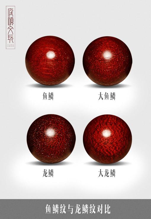 小叶紫檀纹理系列之一详解小叶紫檀鱼鳞纹龙鳞纹