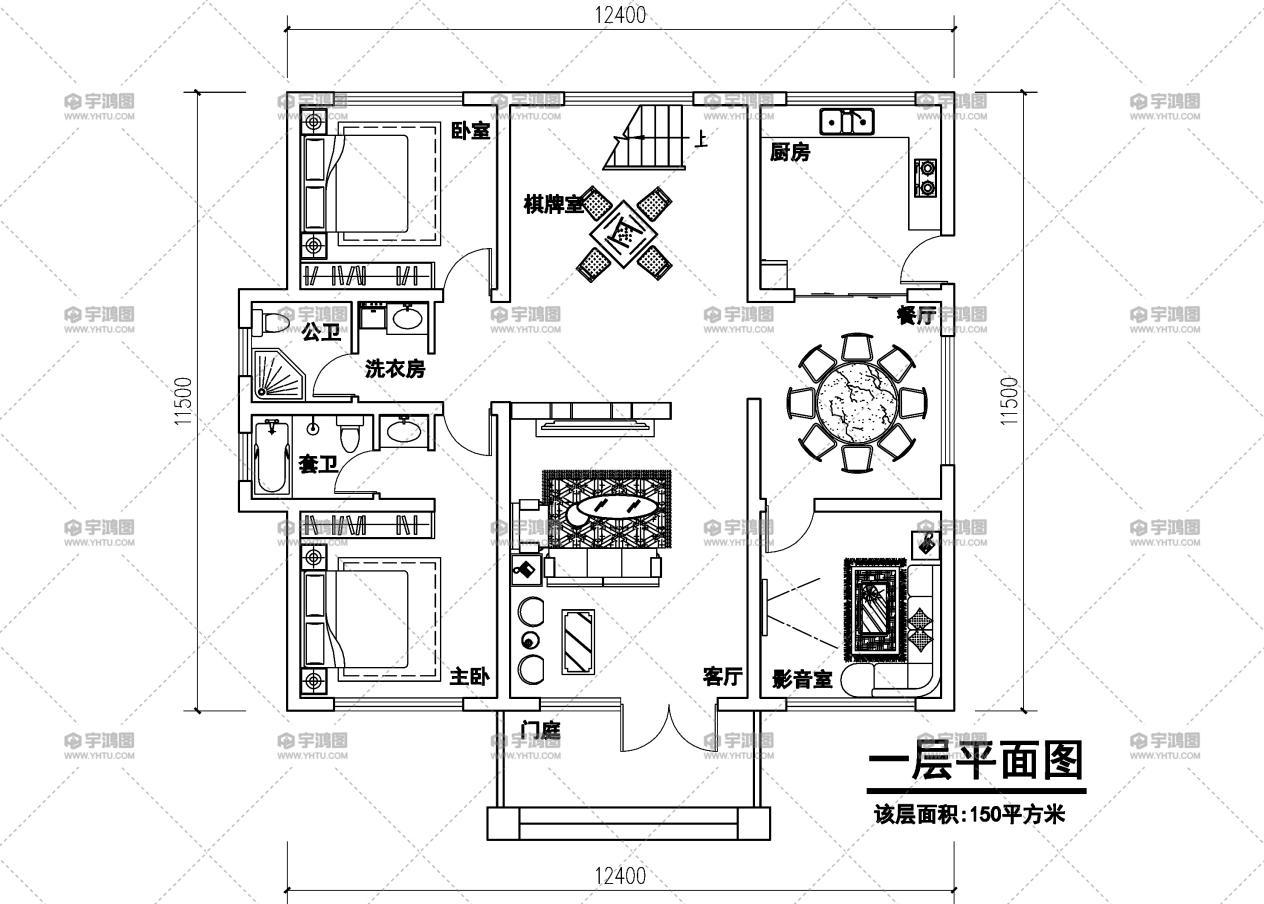 農村建套洋氣的兩層歐式別墅佔地一百五十平主體造價20萬