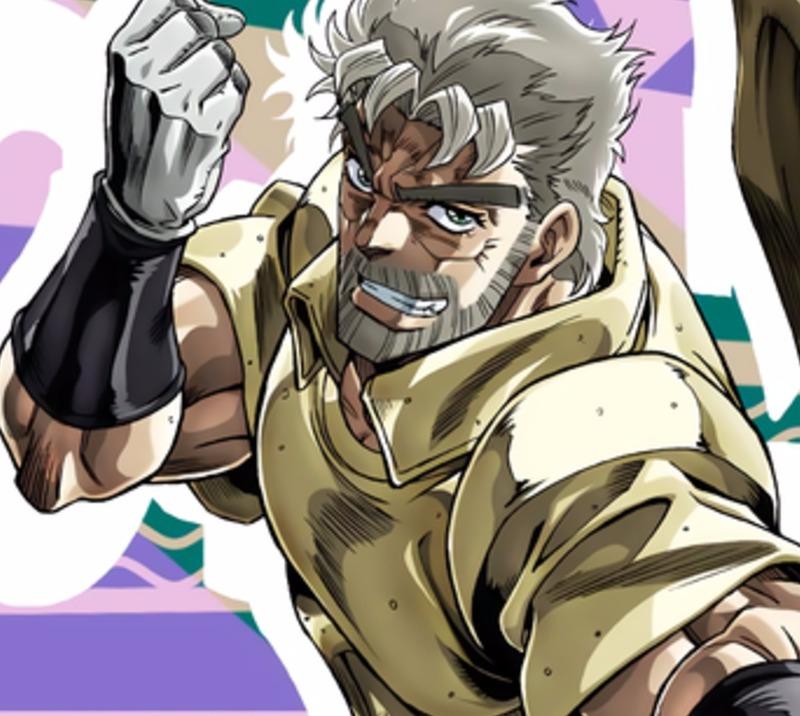 小编只看过jojo动画版前三部,二乔是年轻时候是jojo中最机智的一位,老