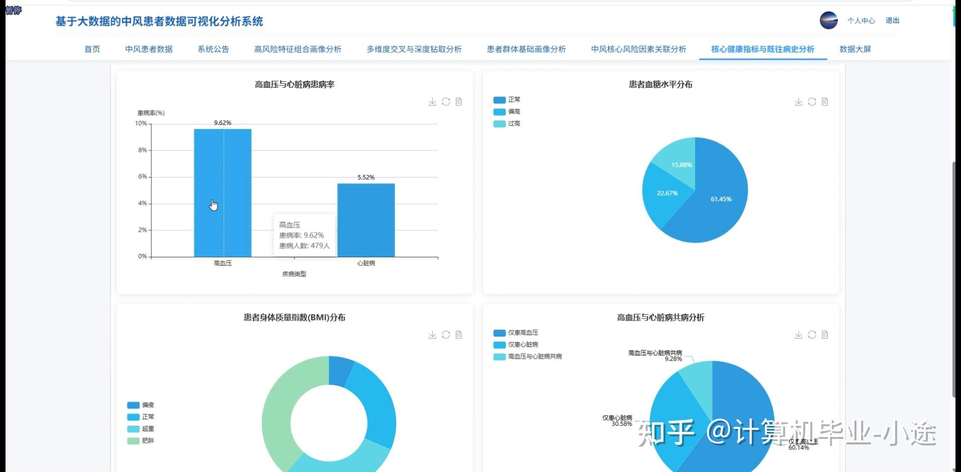 计算机大数据毕业设计推荐:基于大数据的中风患者数据可视化分析系统【python+Hadoop+spark】【高分毕设项目、大数据毕设选题、数据 ...