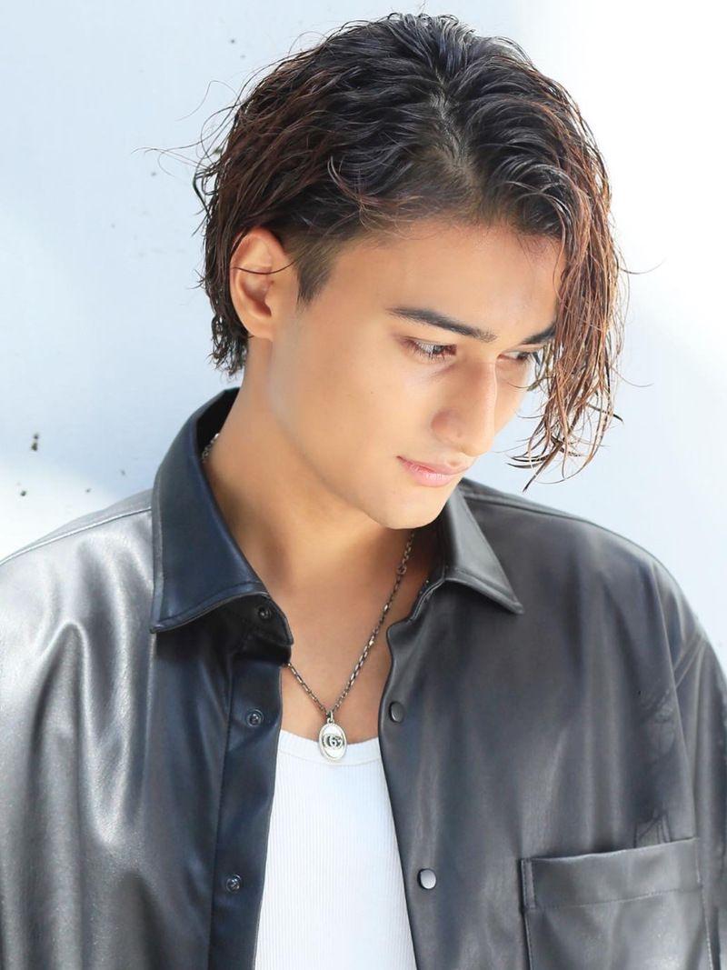 男日系发型怎么留长