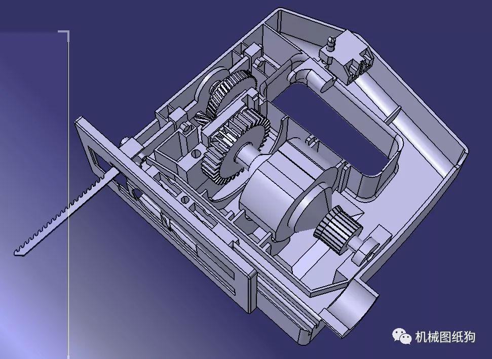 工程機械jigsaw鋼絲鋸內部結構3d圖紙stp格式