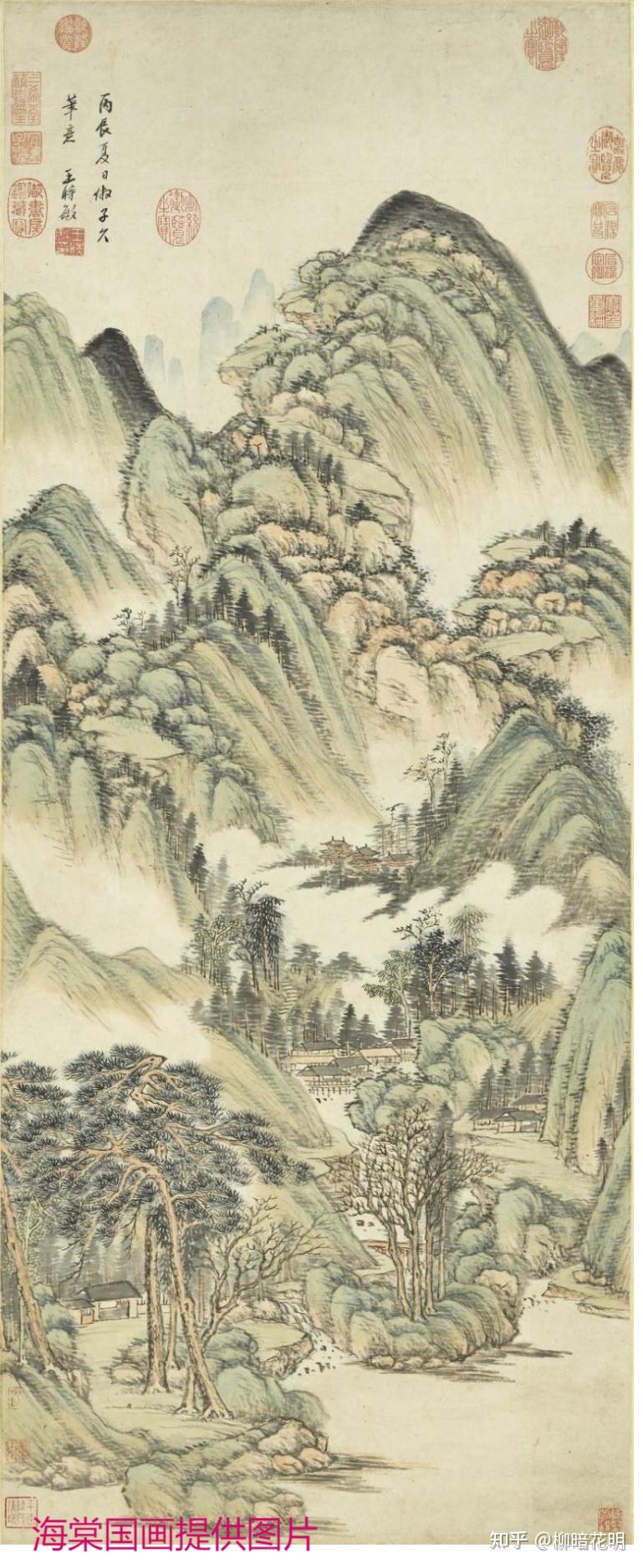 清代清四王六家之一王时敏山水国画合集 - 知乎
