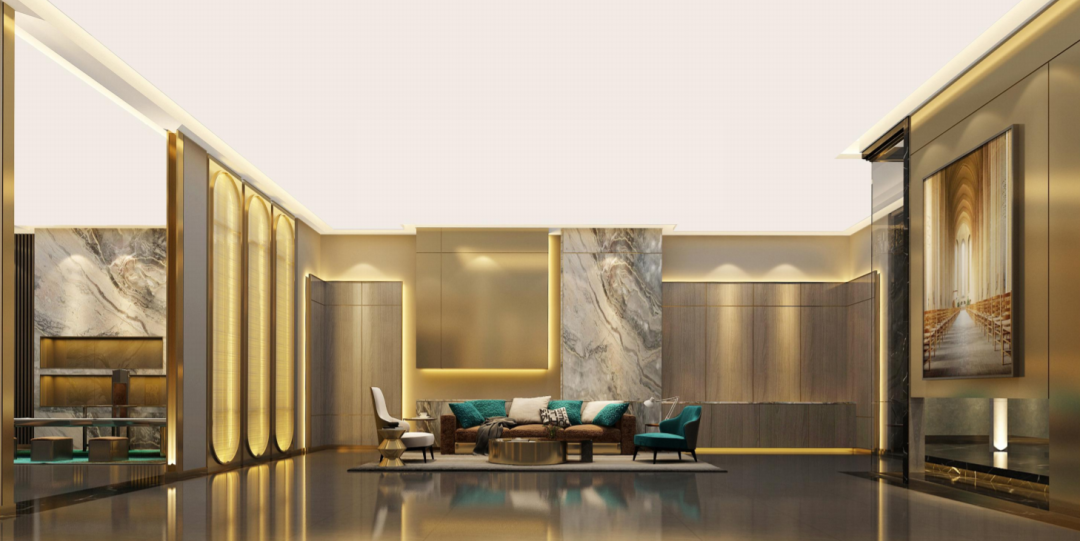 集丰照明|高端轻奢展厅灯光设计效果图