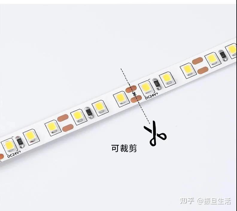 灯条剪断的位置图图片