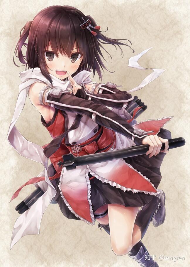 舰c里面的川内改二那个发型叫什么怎么扎的