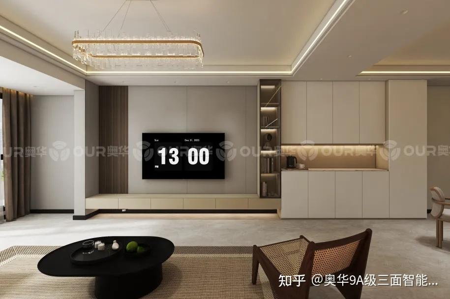 客厅电视背景墙设计方案参考 - 知乎