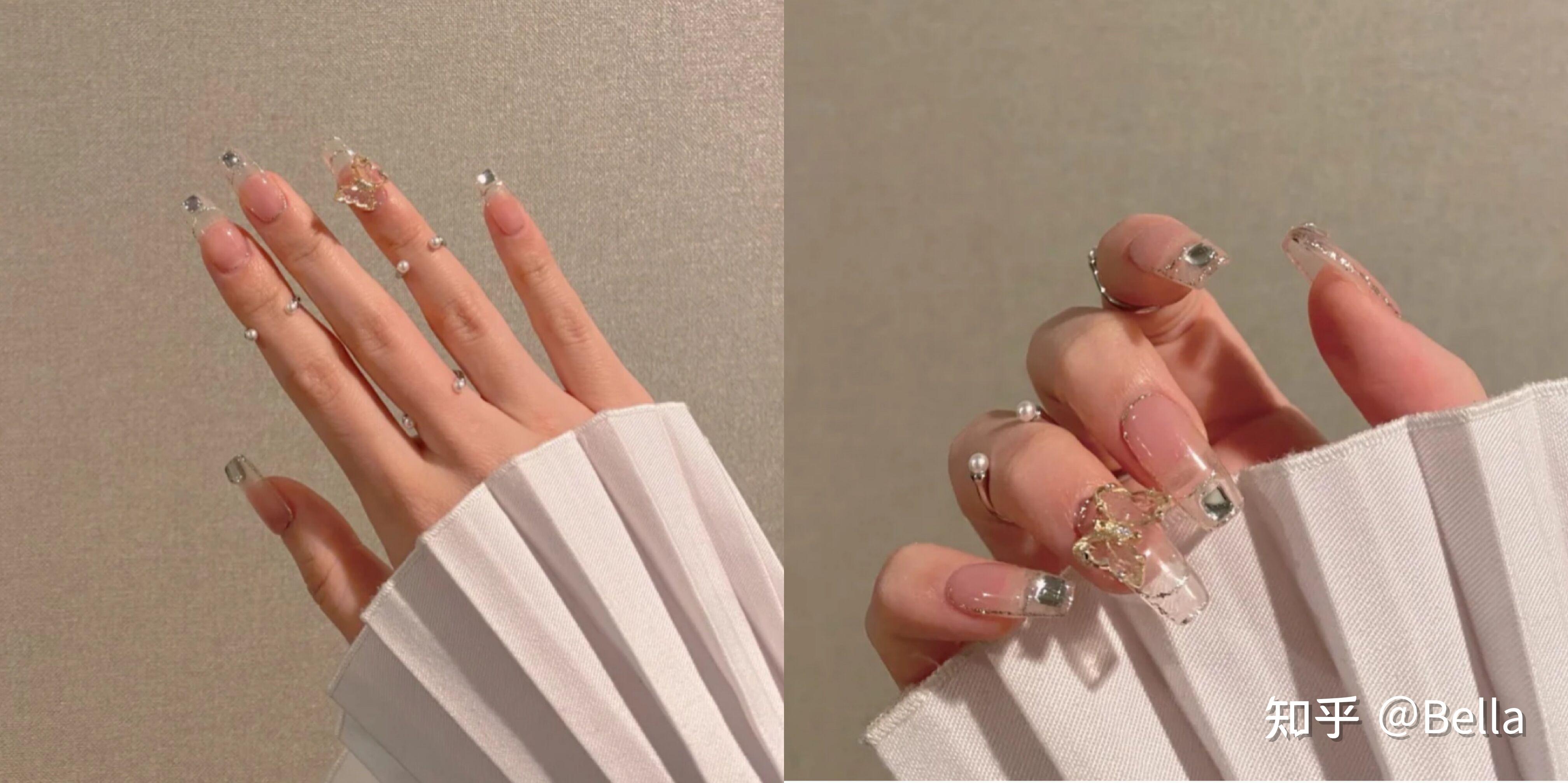 夏天一定要做的九款冰透美甲温柔大方显高级做完兰花指翘不停