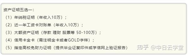 信用卡金卡，就可以办理日本的单次旅行签证（需注明金卡或者gold字样）。