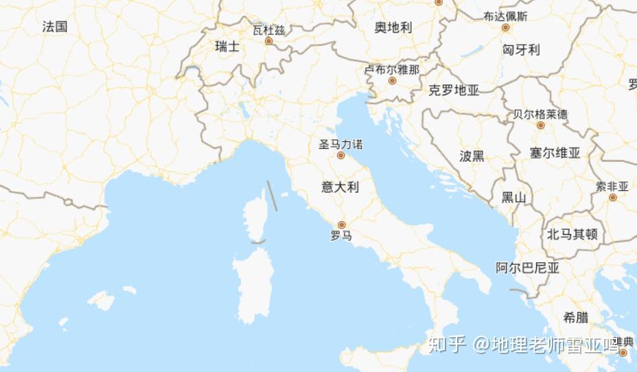 意大利位于欧洲南部,地中海之滨,被称为欧洲的后花园.