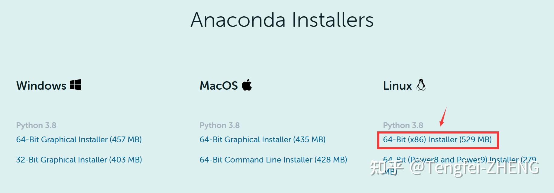 Linux anaconda 
