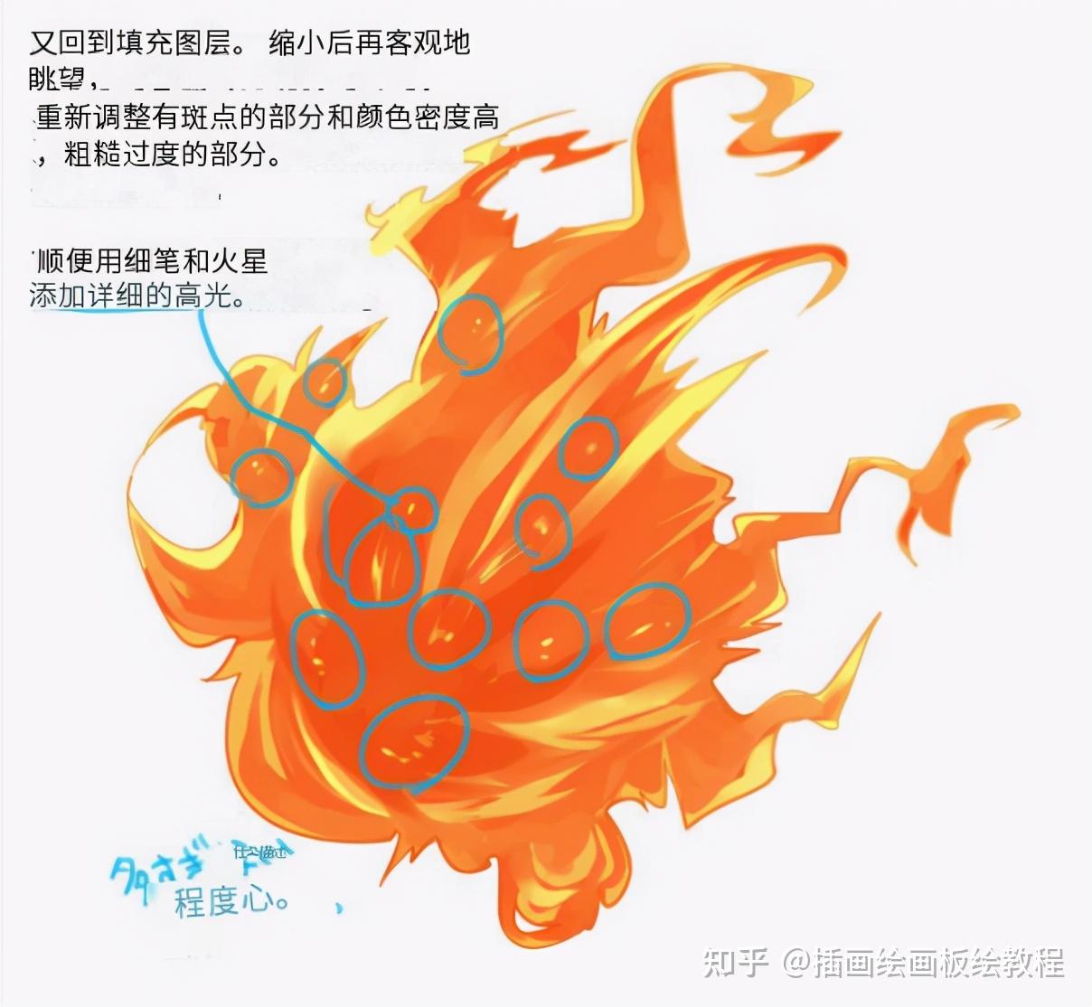 【绘画教程】火焰怎么画?教你漫画火焰环绕的画法教程! - 知乎