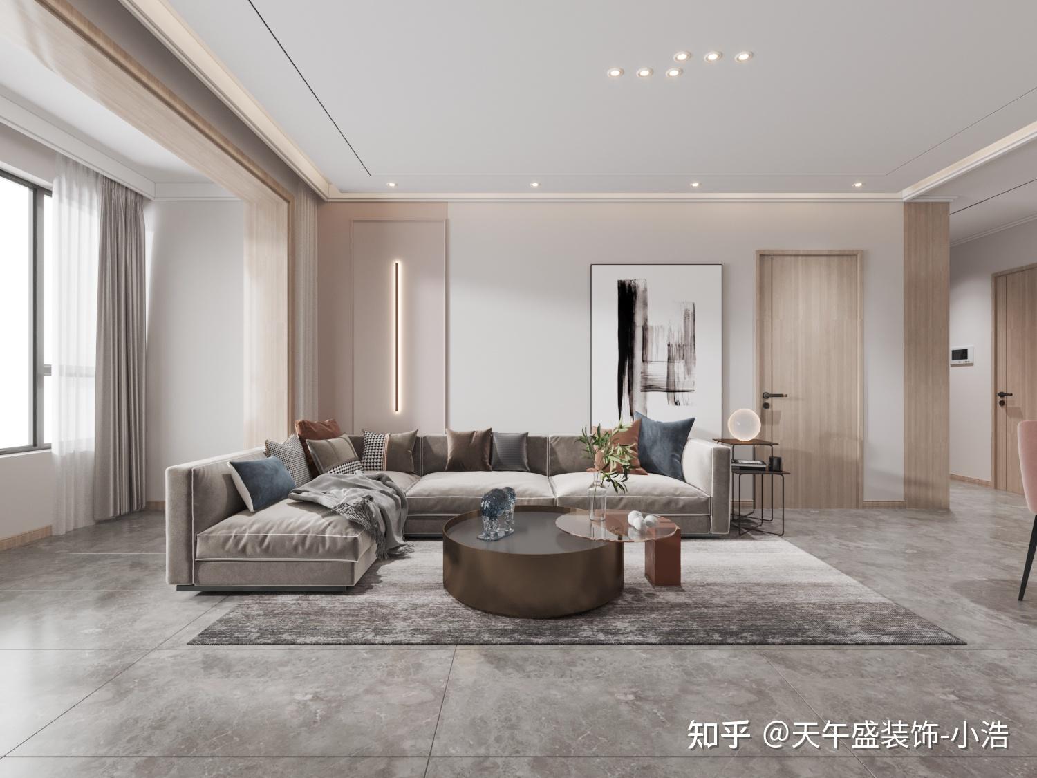 120㎡现代极简风格装修,温馨生活从这里开始 - 知乎