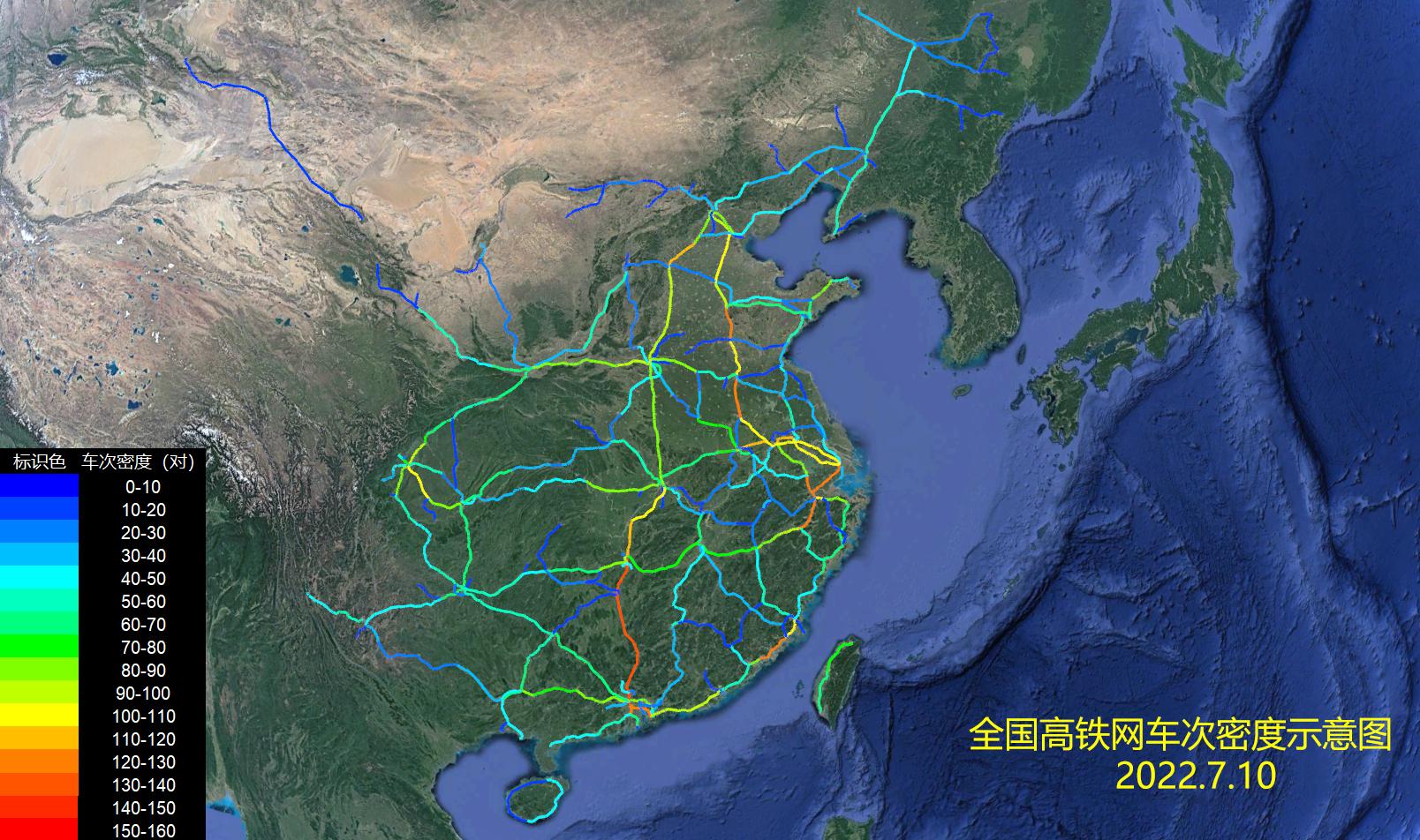 中国高铁线路图2022图片