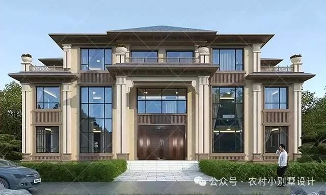 带电梯+复试客厅+三层新中式别墅，18套三层新中式带电梯自建房 - 知乎