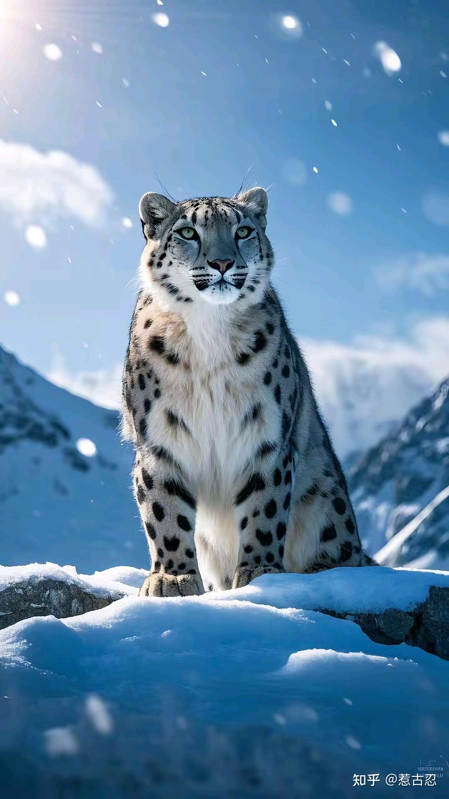 雪豹雪山之巅的王者