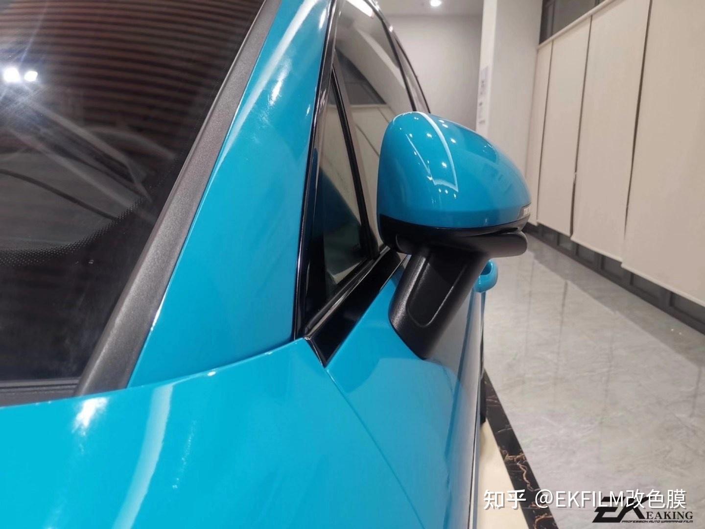 ek改色膜保时捷玛卡水晶迈阿密蓝