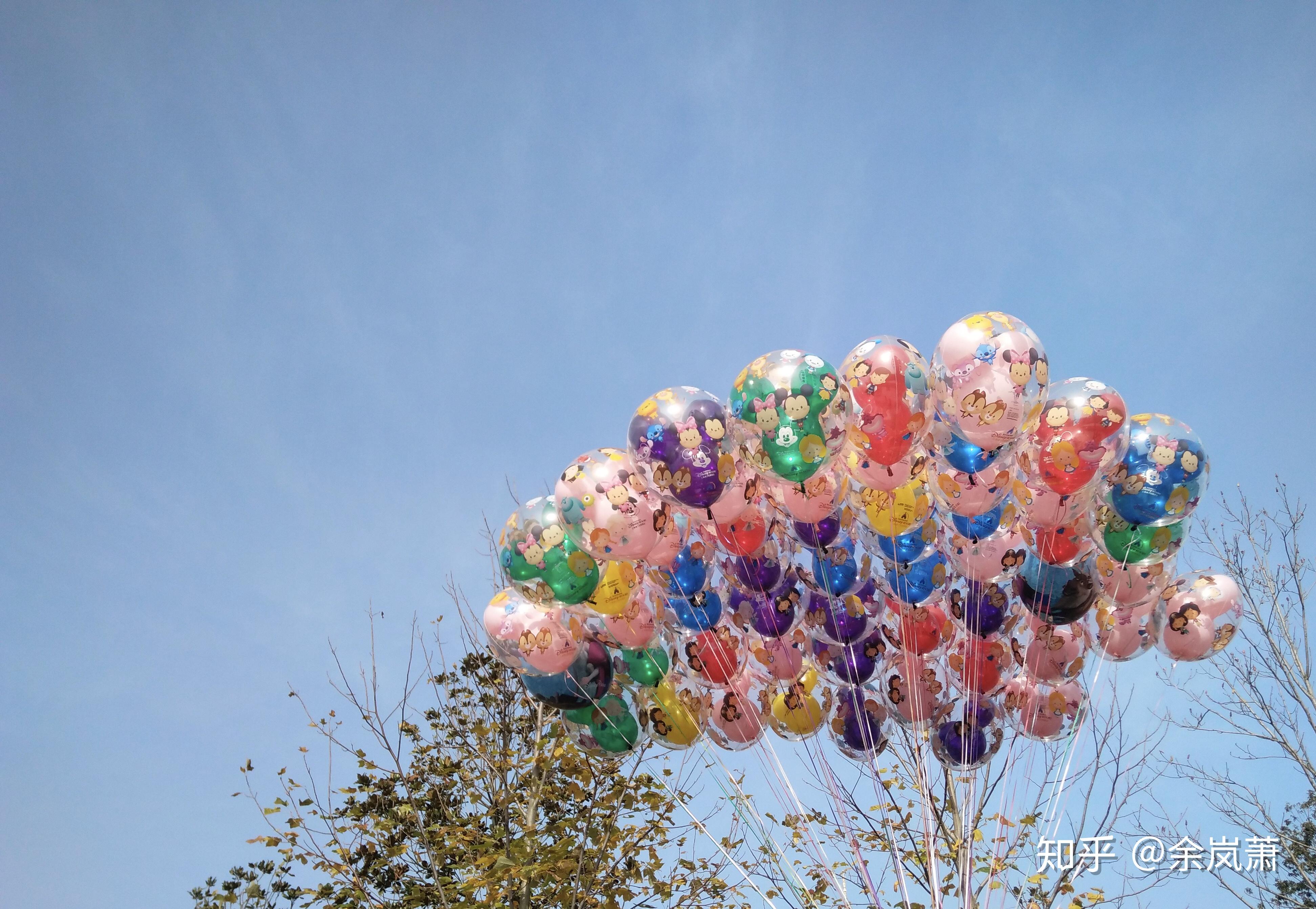 不过好像可以让迪士尼人员把手上的一把气球借给你拍照,美少女们问问