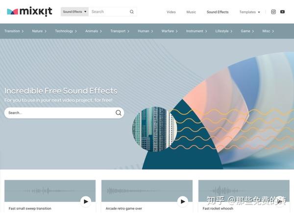 MixkitSoundEffects-提供剪视频、做PPT用的声音…_知乎_