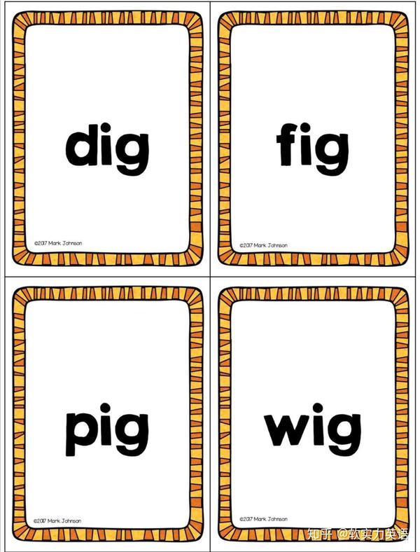 英语启蒙美国幼儿园孩子使用的自然拼读资料