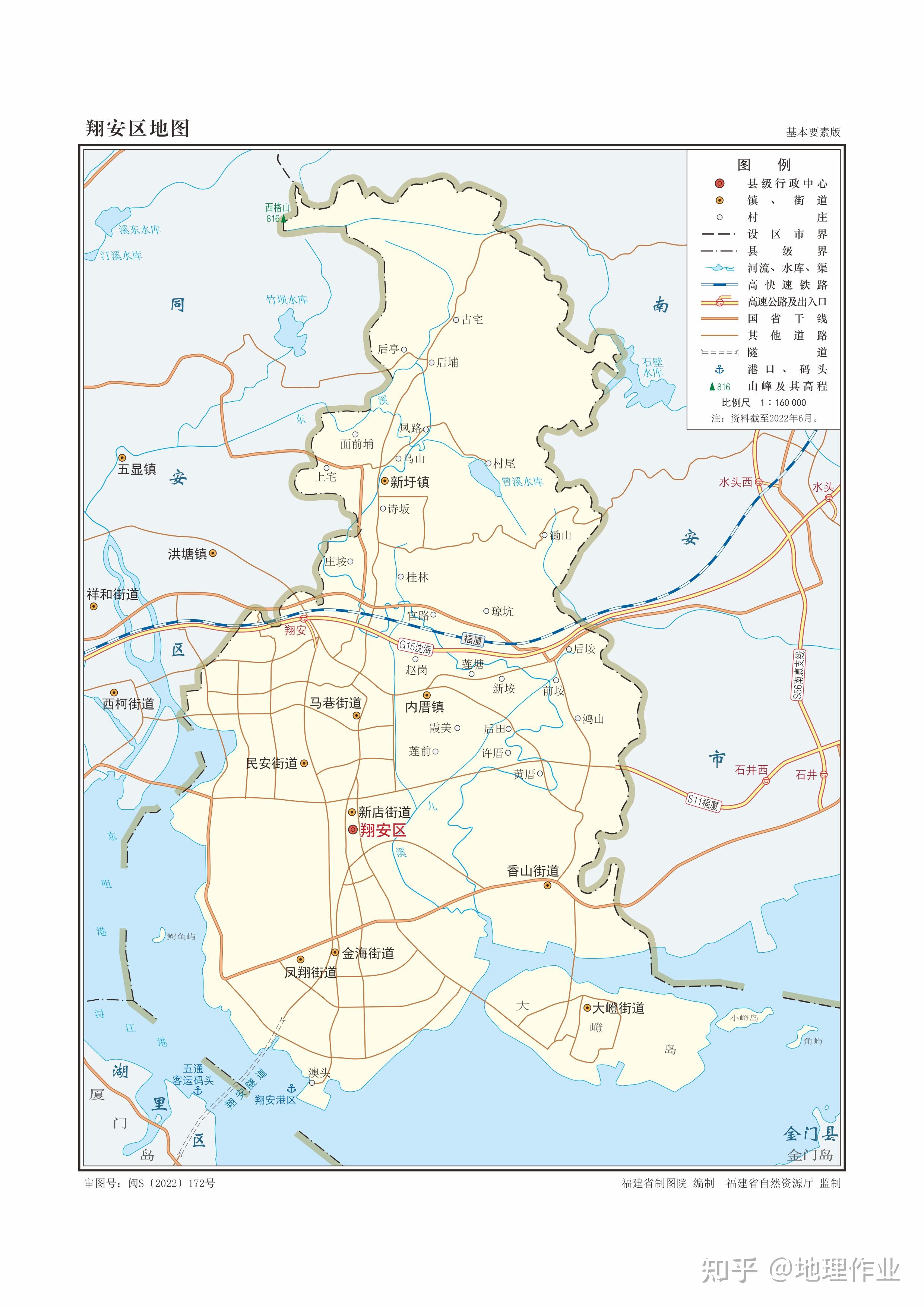福建省厦门市各区县地图 - 知乎